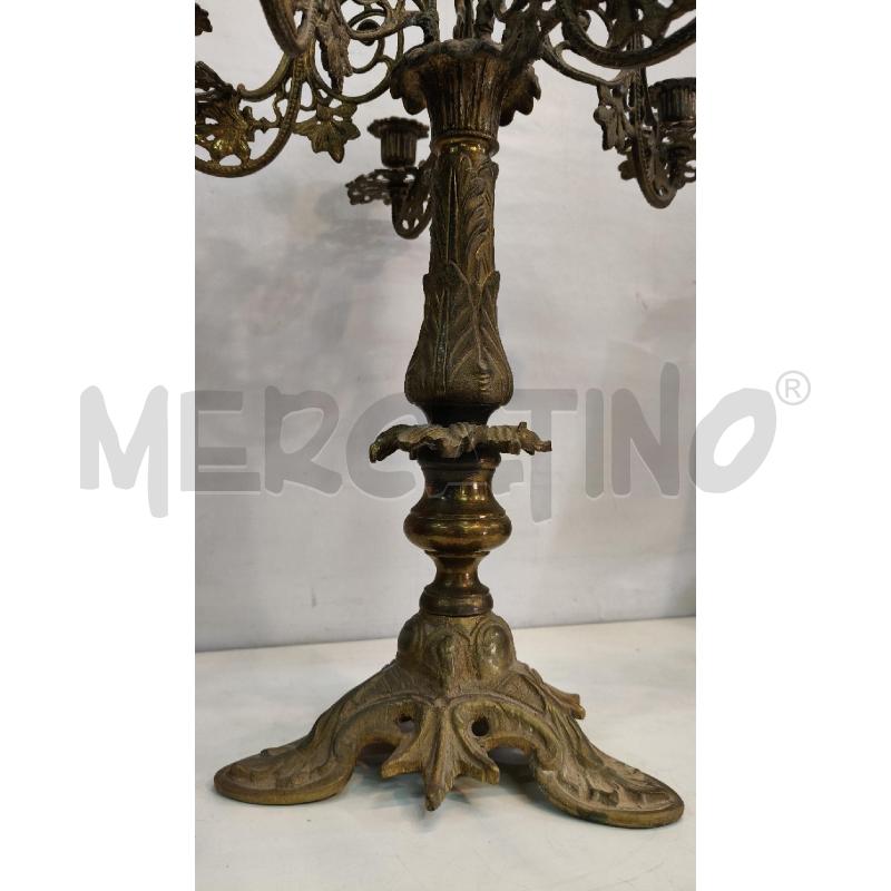 PORTA CANDELE 5F CROMO DOR EP  | Mercatino dell'Usato Roma talenti 4