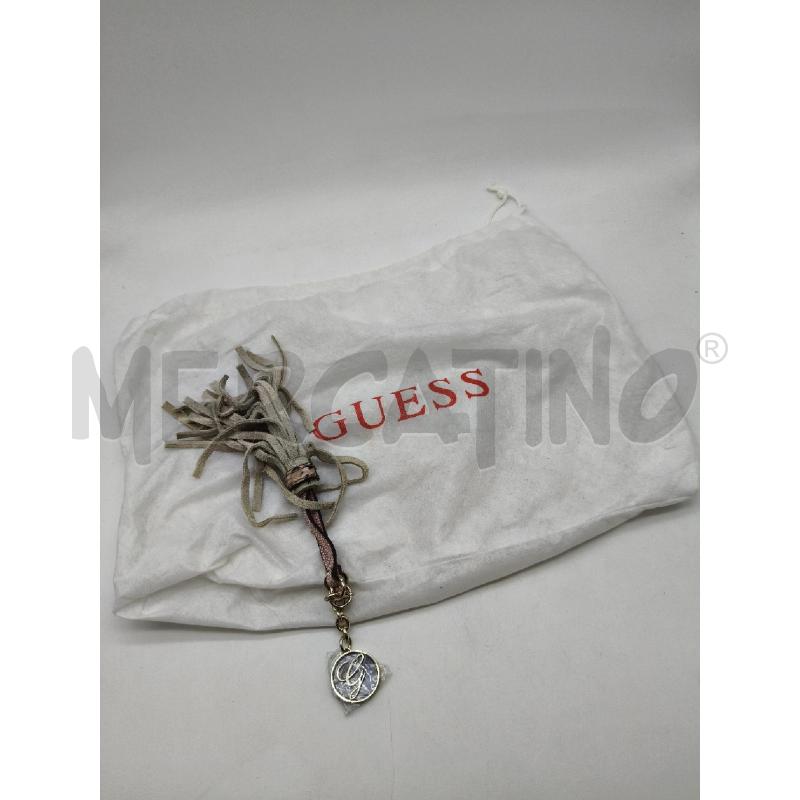 PORTA CHIAVI GUESS NAPPINA BEIGE ROSA | Mercatino dell'Usato Roma talenti 1