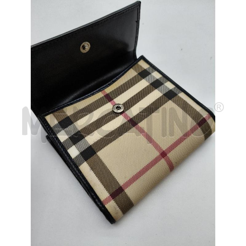 PORTA FOGLIO BURBERRY QUADRI PROFILI NE  | Mercatino dell'Usato Roma talenti 4