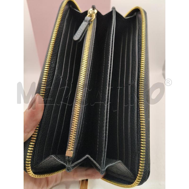 PORTA FOGLIO COCCINELLE NERO ST RETT ZIP DOR | Mercatino dell'Usato Roma talenti 4