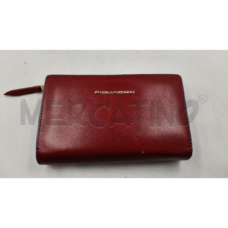 PORTA FOGLIO D PIQUADRO ROSSO PROF CEL ZIP DOR | Mercatino dell'Usato Roma talenti 2