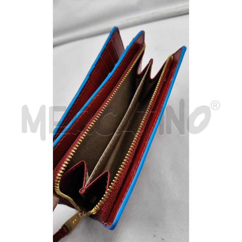 PORTA FOGLIO D PIQUADRO ROSSO PROF CEL ZIP DOR | Mercatino dell'Usato Roma talenti 3