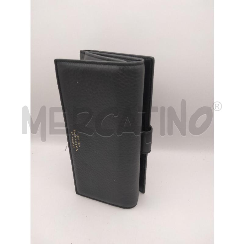 PORTA FOGLIO D SMYTHSON PELLE NER MARTLOGO DOR  | Mercatino dell'Usato Roma talenti 1