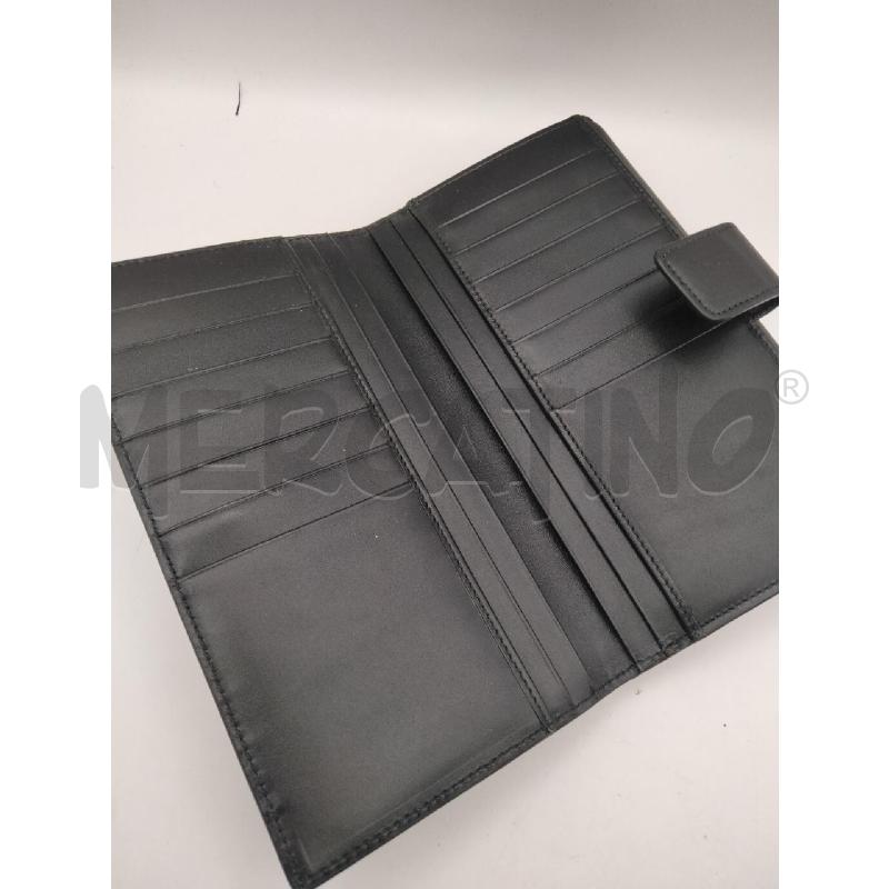 PORTA FOGLIO D SMYTHSON PELLE NER MARTLOGO DOR  | Mercatino dell'Usato Roma talenti 3