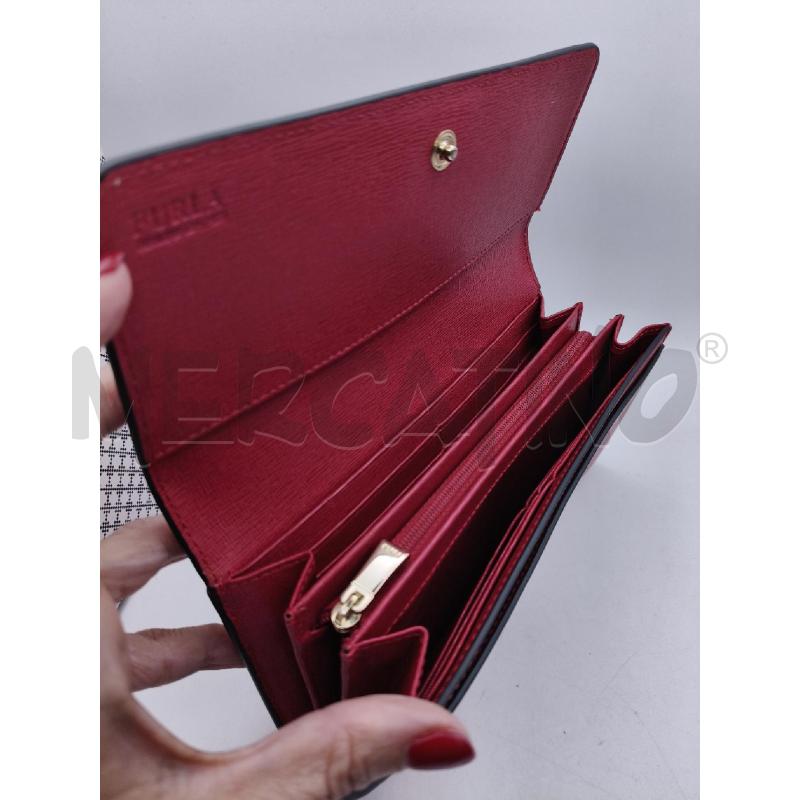 PORTA FOGLIO FURLA MAGENTA SAFFIANO RETT | Mercatino dell'Usato Roma talenti 3