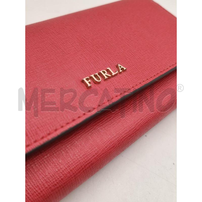 PORTA FOGLIO FURLA MAGENTA SAFFIANO RETT | Mercatino dell'Usato Roma talenti 4