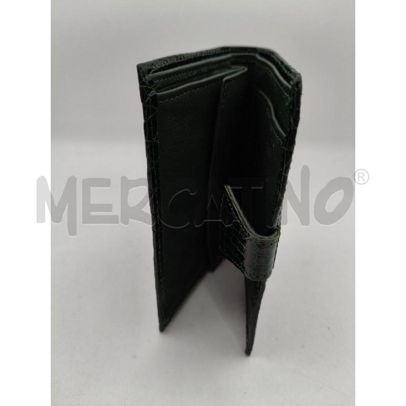 PORTA FOGLIO GIORGIA R COCCO VERDE LUCIDO  | Mercatino dell'Usato Roma talenti 4