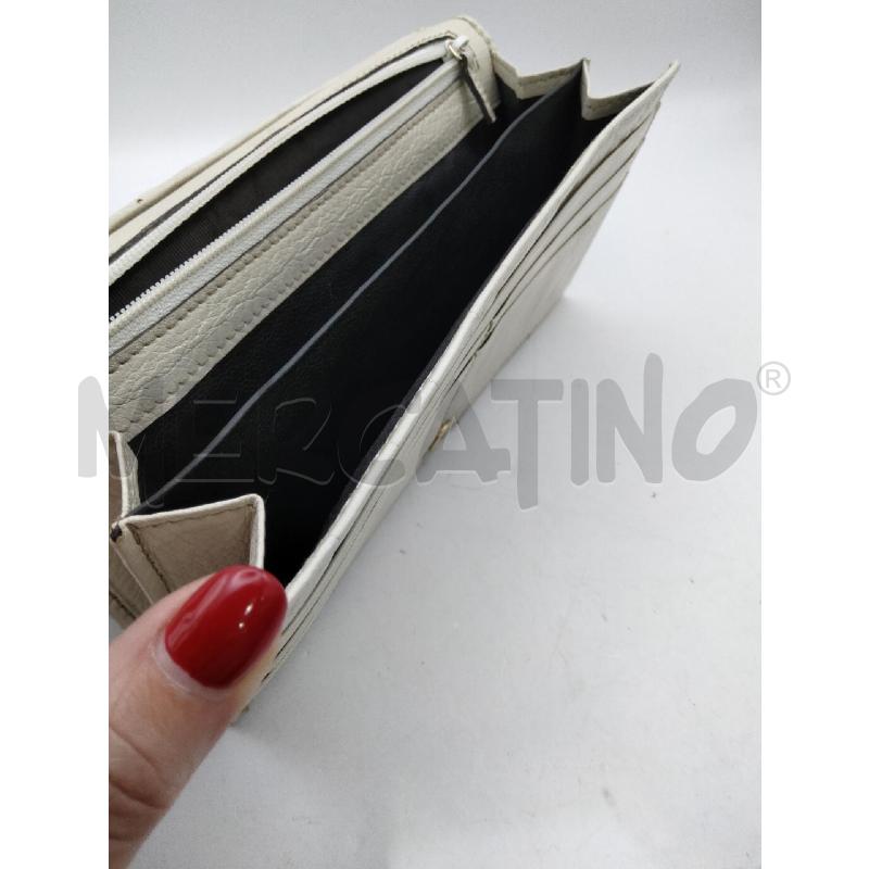 PORTA FOGLIO GUCCI PELLE PANNA GUCCISSIMA CIONDOLO LOGO DORATO  | Mercatino dell'Usato Roma talenti 5