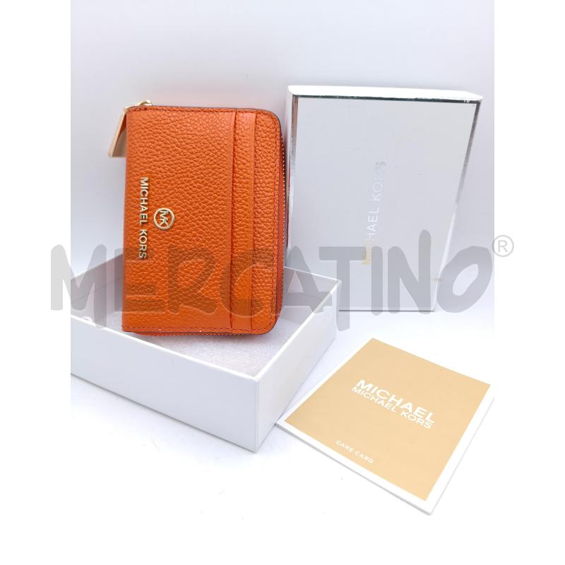 PORTA FOGLIO MICHAEL KORS PICC ARANZIO ZIP DOR  | Mercatino dell'Usato Roma talenti 1