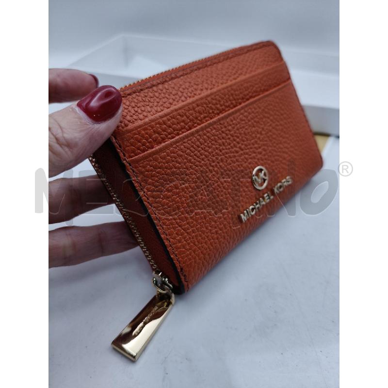 PORTA FOGLIO MICHAEL KORS PICC ARANZIO ZIP DOR  | Mercatino dell'Usato Roma talenti 2