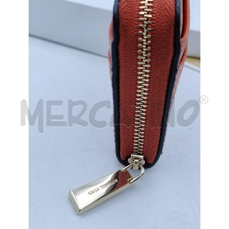 PORTA FOGLIO MICHAEL KORS PICC ARANZIO ZIP DOR  | Mercatino dell'Usato Roma talenti 4