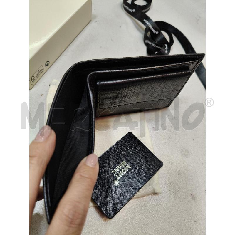 PORTA FOGLIO MONTABLANC GRAIN CON PORTAM | Mercatino dell'Usato Roma talenti 4