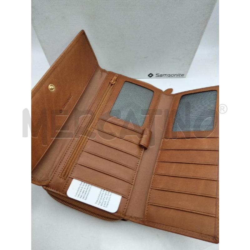 PORTA FOGLIO SAMSONITE BISCOTTO RETT ZIP CON PORTAM  | Mercatino dell'Usato Roma talenti 4