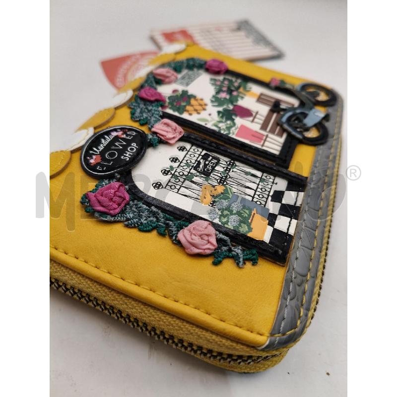 PORTA FOGLIO VENDULA FLOWER SHOP GIALLO | Mercatino dell'Usato Roma talenti 2