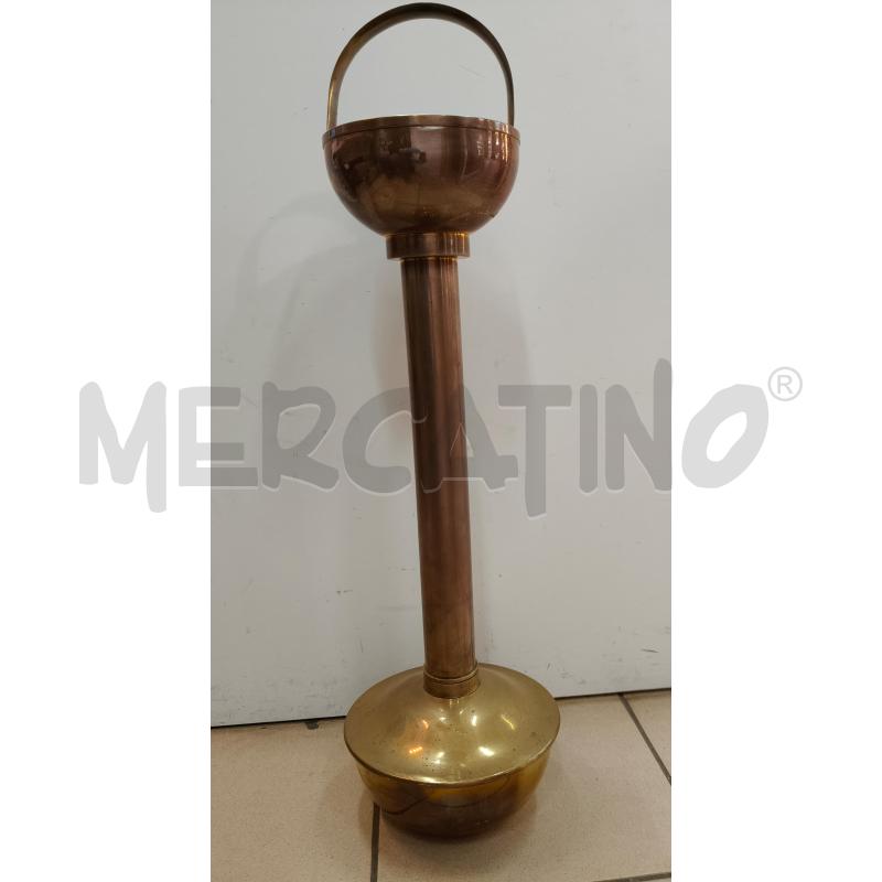 POSACENERE COLONNA OTTONE MIDDLE CENT | Mercatino dell'Usato Roma talenti 1