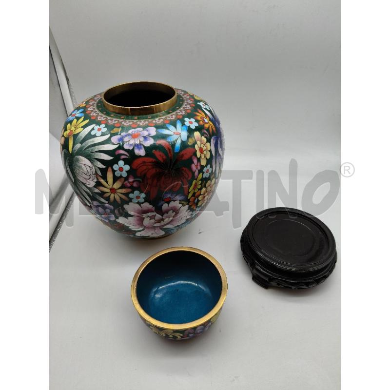 POTICHE CLOISONNE ORIENT  | Mercatino dell'Usato Roma talenti 4