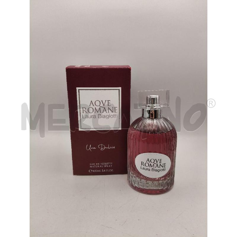 PROFUMO LAURA BIAGIOTTI AQVE ROMANE UVA DULCIS 100ML | Mercatino dell'Usato Roma talenti 1