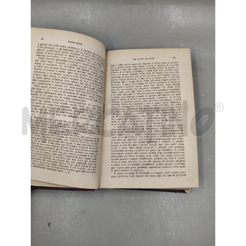 PSICOLOGIA DEL PIACERE PAOLO MANTEGAZZA 1879 | Mercatino dell'Usato Roma talenti 4