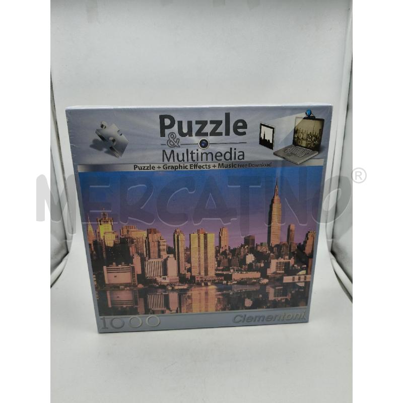 PUZZLE & MULTIMEDIA 1000 PZ CLEMENTONI | Mercatino dell'Usato Roma talenti 1