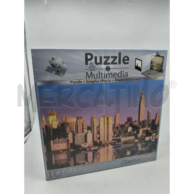 PUZZLE & MULTIMEDIA 1000 PZ CLEMENTONI | Mercatino dell'Usato Roma talenti 4