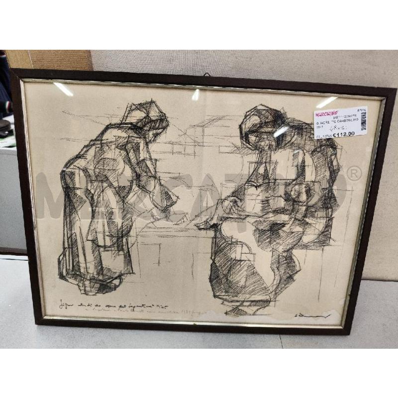 QUADRETTO CARBONCINO 1975  | Mercatino dell'Usato Roma talenti 4