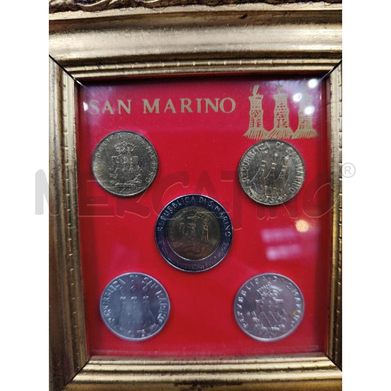 QUADRETTO MONETE SAN MARINO | Mercatino dell'Usato Roma talenti 2