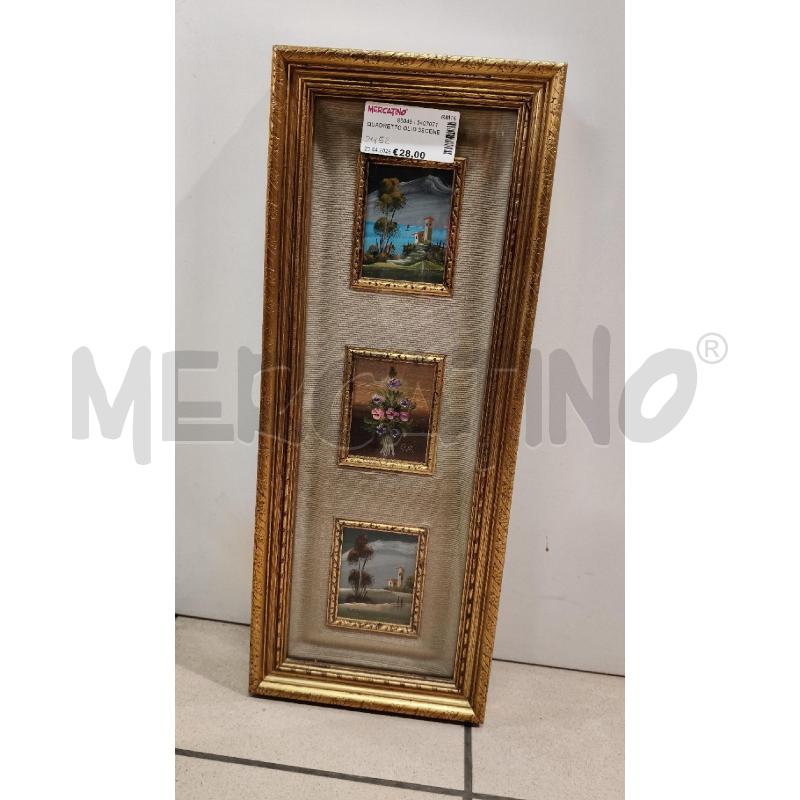 QUADRETTO OLIO 3SCENE  | Mercatino dell'Usato Roma talenti 1