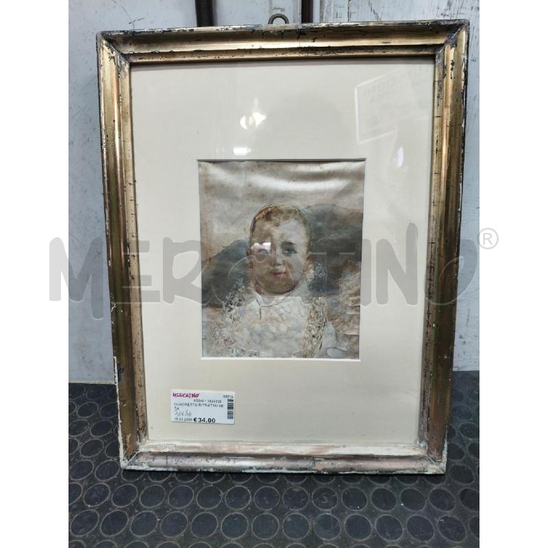 QUADRETTO RITRATTO SETA  | Mercatino dell'Usato Roma talenti 1