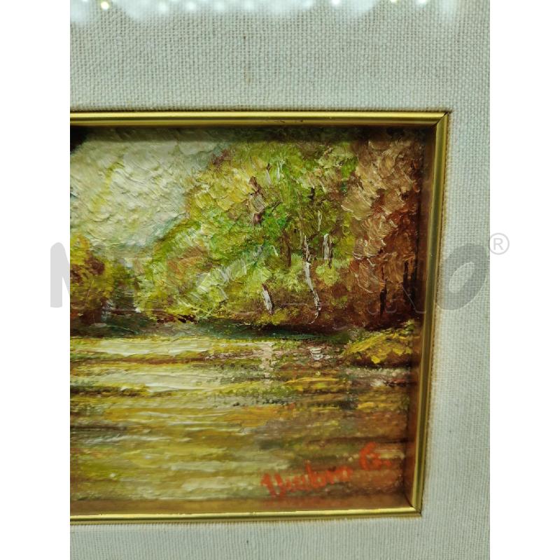 QUADRETTO TRAMONTO SUL FIUME | Mercatino dell'Usato Roma talenti 2