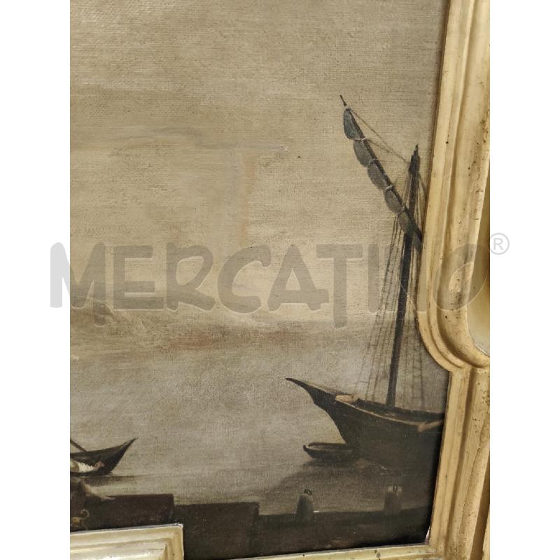 QUADRO/PANNELLO SOVRAPPORTA DIP EPOCA | Mercatino dell'Usato Roma talenti 2