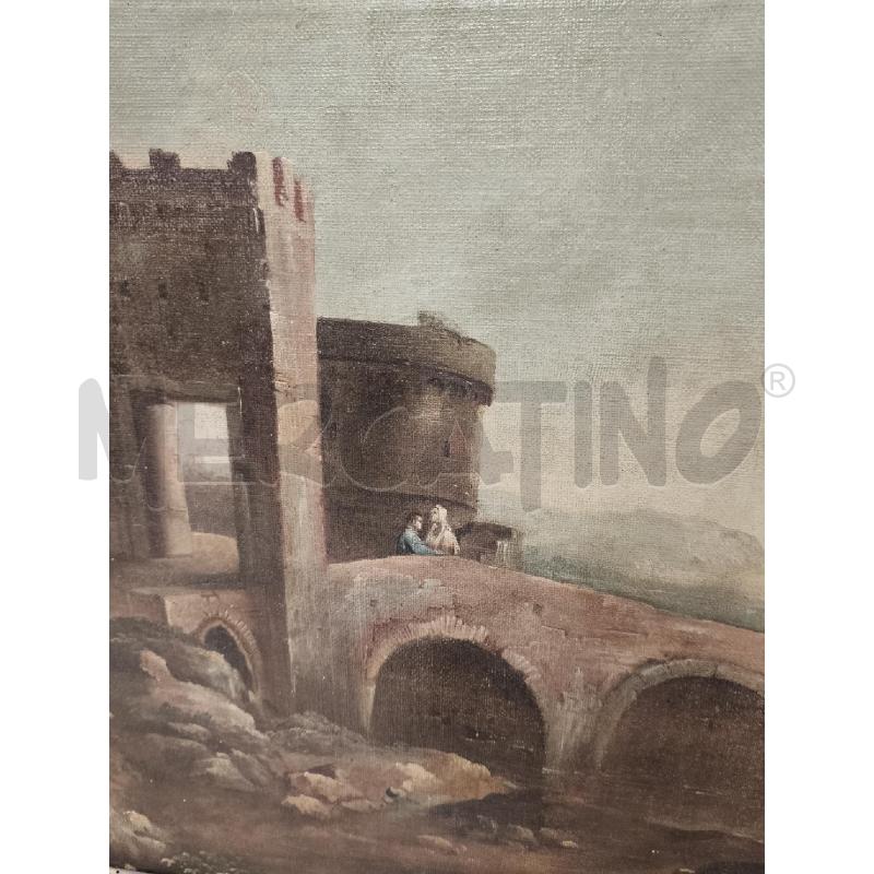 QUADRO/PANNELLO SOVRAPPORTA DIP EPOCA | Mercatino dell'Usato Roma talenti 4