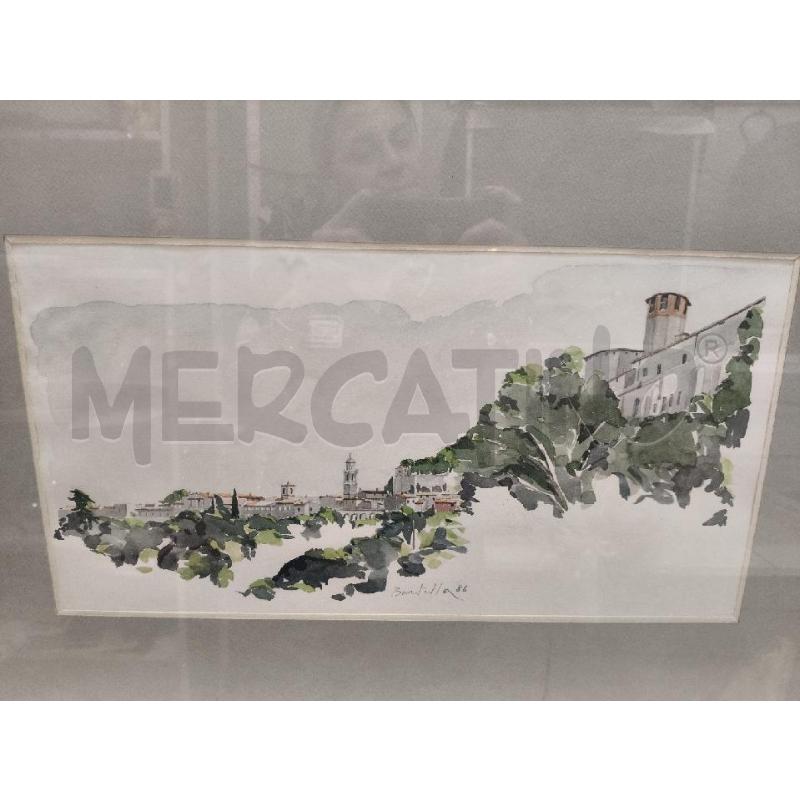 QUADRO ACQUERELLORIP BORTELLA86 | Mercatino dell'Usato Roma talenti 3