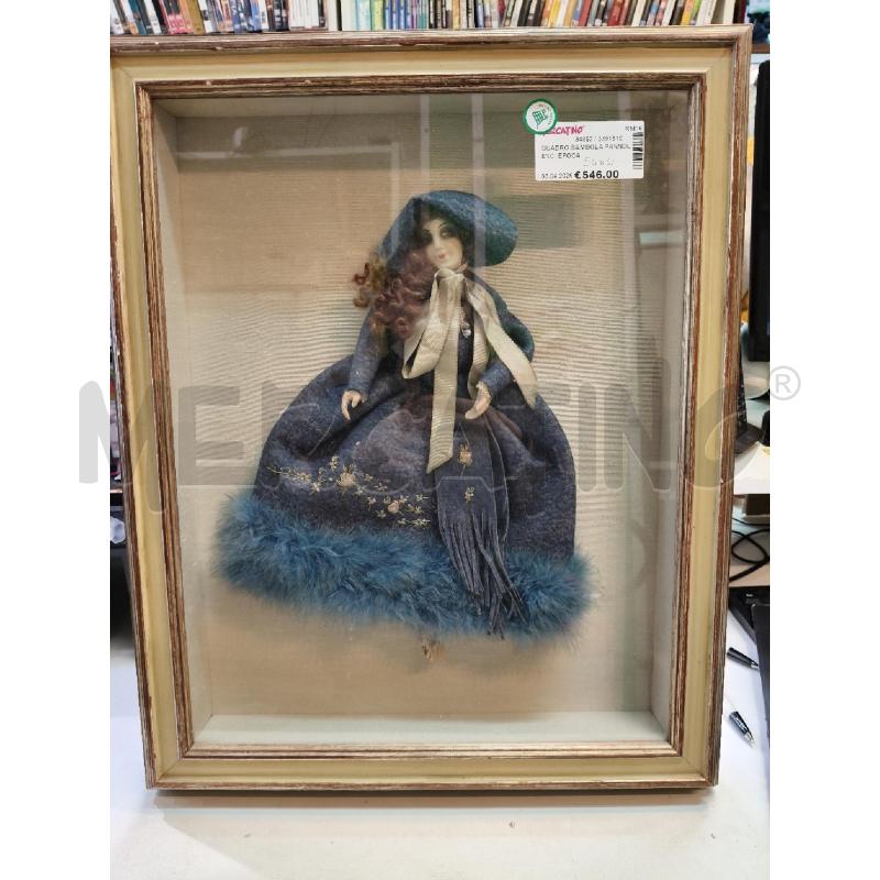 QUADRO BAMBOLA PANNOLENCI EPOCA  | Mercatino dell'Usato Roma talenti 4