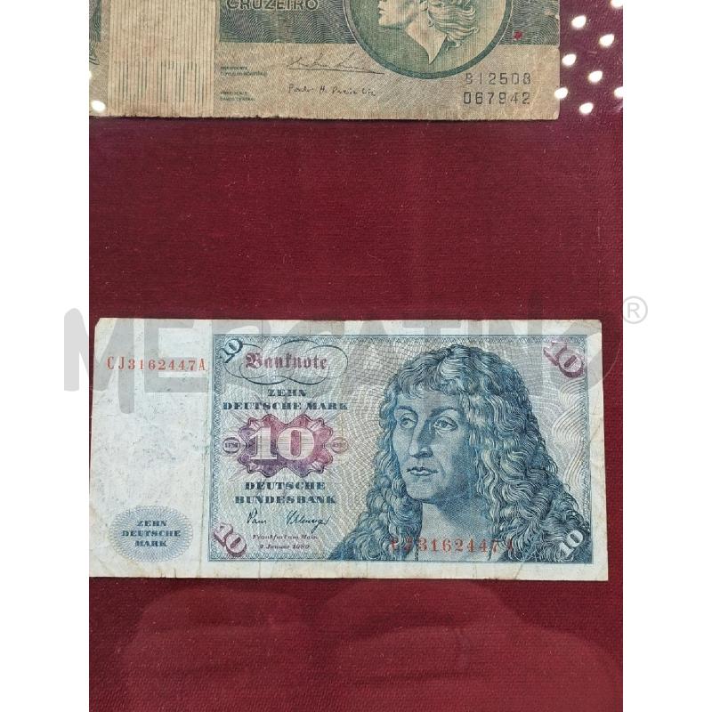 QUADRO BANCONOTA TEDESCA E BRASILIANA | Mercatino dell'Usato Roma talenti 3