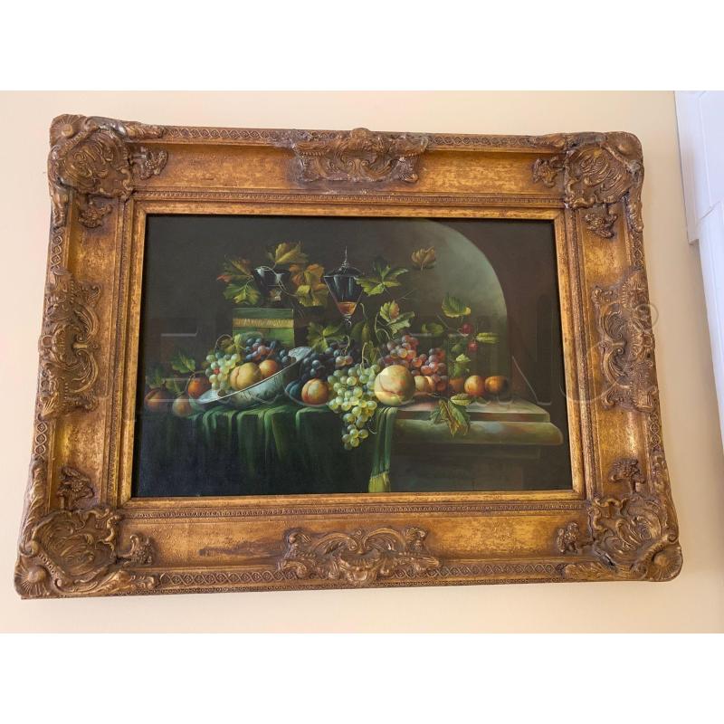 QUADRO C/DORATA NATURA MORTA | Mercatino dell'Usato Roma talenti 1