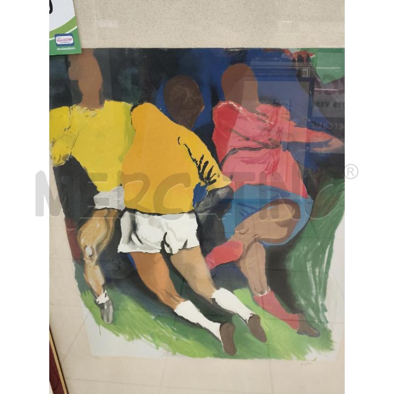 QUADRO LITO RIP GUTTUSO CALCIATORI | Mercatino dell'Usato Roma talenti 2