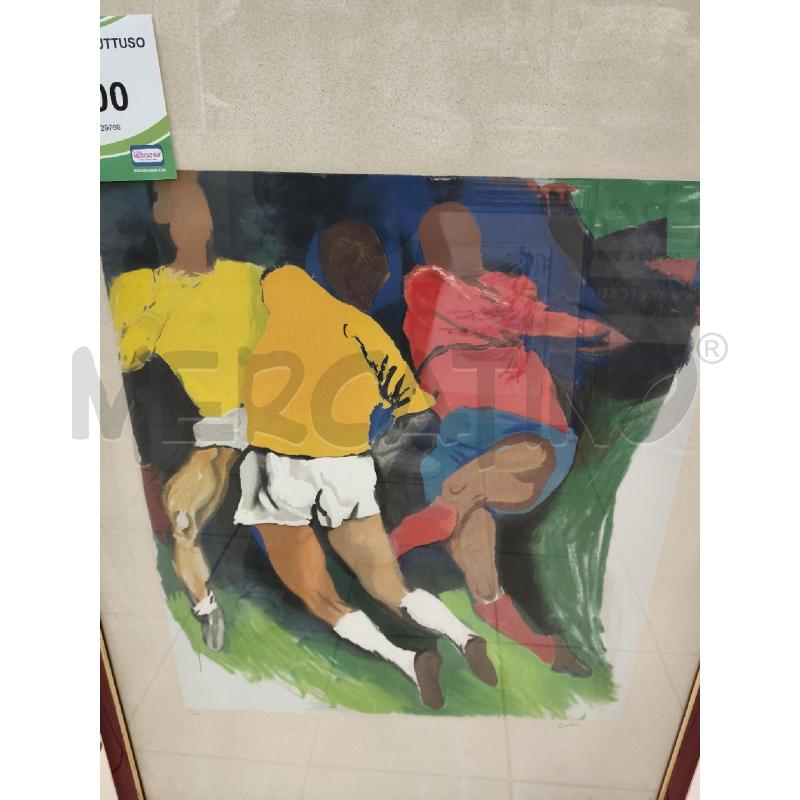 QUADRO LITO RIP GUTTUSO CALCIATORI | Mercatino dell'Usato Roma talenti 4