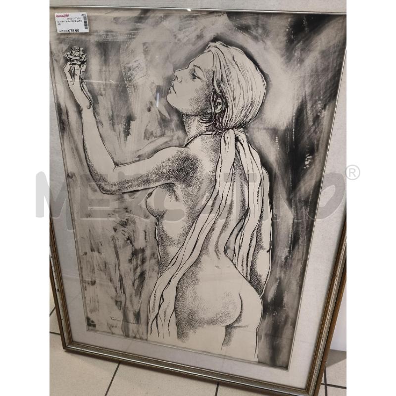 QUADRO NUDO RIP CANEVARI | Mercatino dell'Usato Roma talenti 2