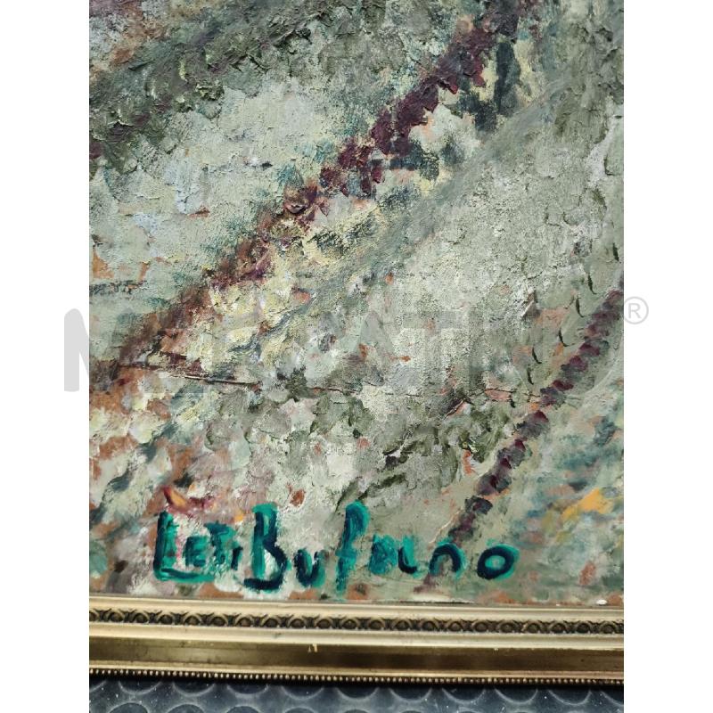 QUADRO OLIO ARLECCHINO RIP BUFANO  | Mercatino dell'Usato Roma talenti 2