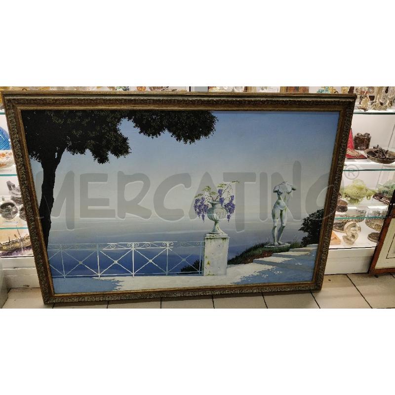 QUADRO OLIO BALAUSTRA/MARE | Mercatino dell'Usato Roma talenti 1