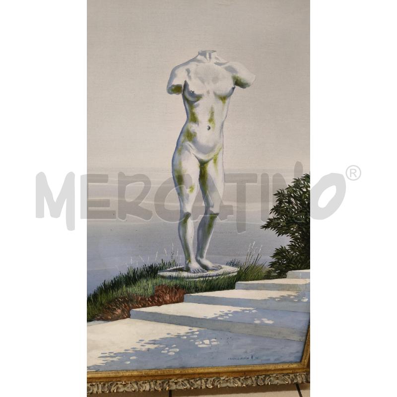 QUADRO OLIO BALAUSTRA/MARE | Mercatino dell'Usato Roma talenti 2