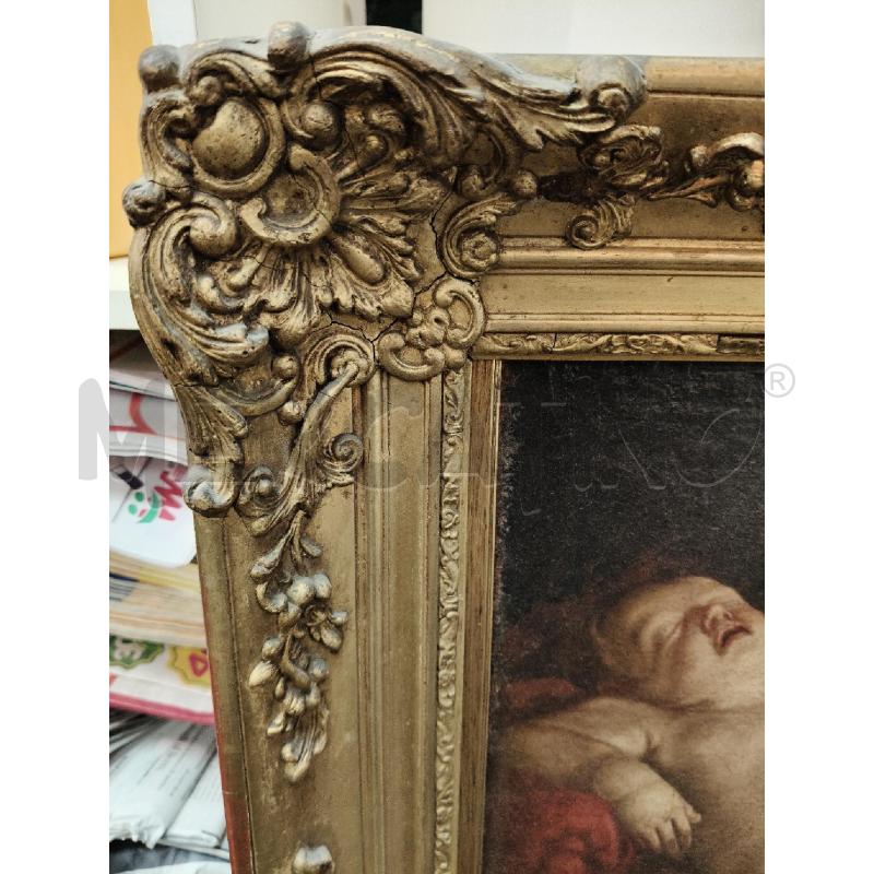 QUADRO OLIO BAMBIN GESU'DORMIENTE  | Mercatino dell'Usato Roma talenti 3