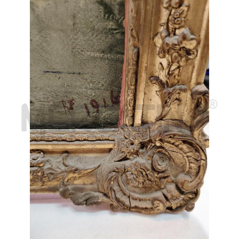 QUADRO OLIO C DOR 1916  | Mercatino dell'Usato Roma talenti 3