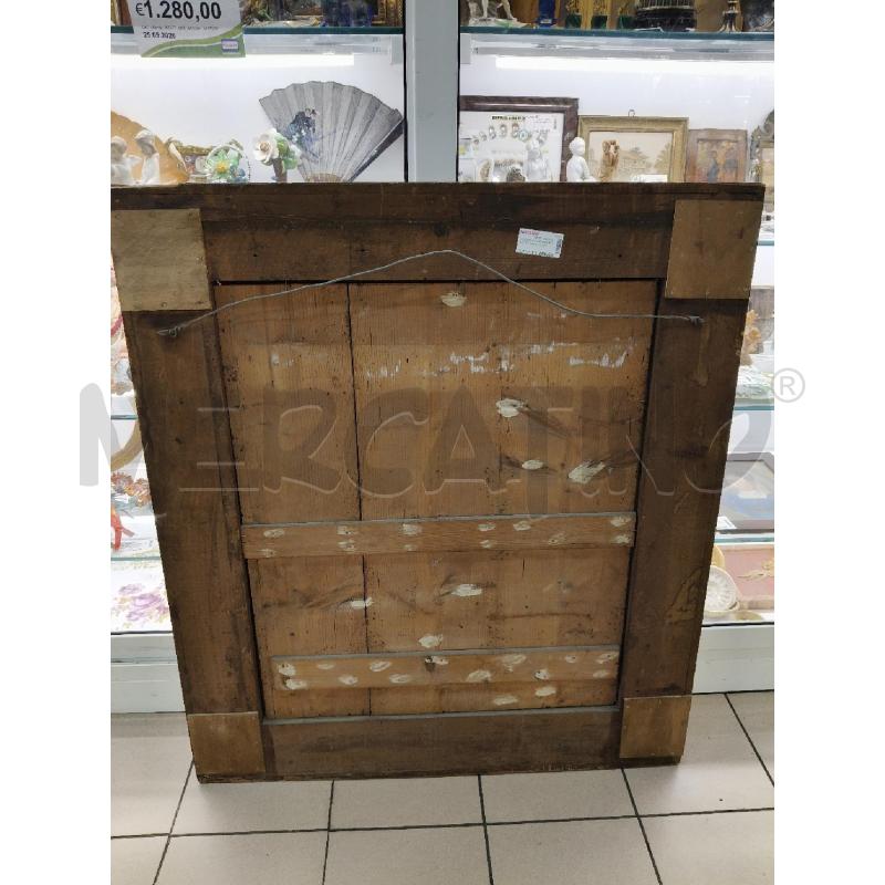 QUADRO OLIO EPOCA RITRATTO DAMA C/DOR  | Mercatino dell'Usato Roma talenti 5