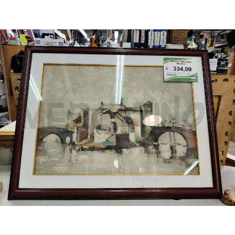 QUADRO OLIO ISOLA TIBERINA  | Mercatino dell'Usato Roma talenti 1