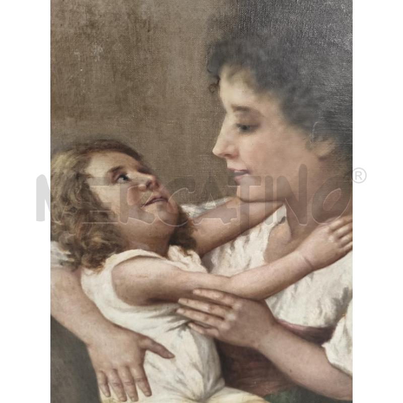 QUADRO OLIO MATERNITA'C DOR  | Mercatino dell'Usato Roma talenti 2