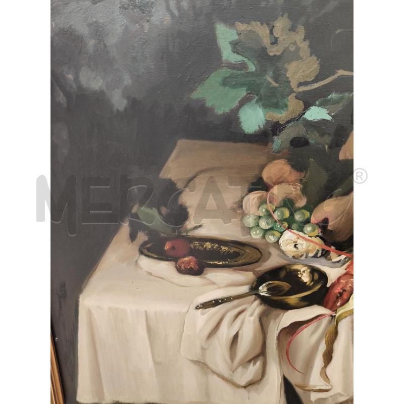 QUADRO OLIO NATURA MORTA ARGOSTA  | Mercatino dell'Usato Roma talenti 4