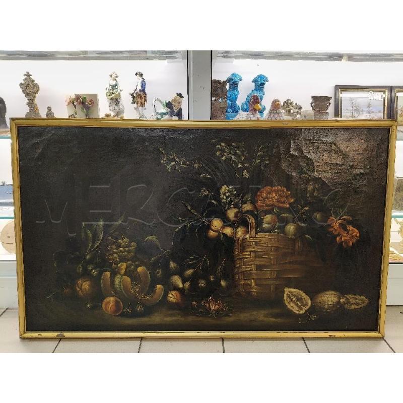QUADRO OLIO NATURA MORTA FIAMMINGA  | Mercatino dell'Usato Roma talenti 1