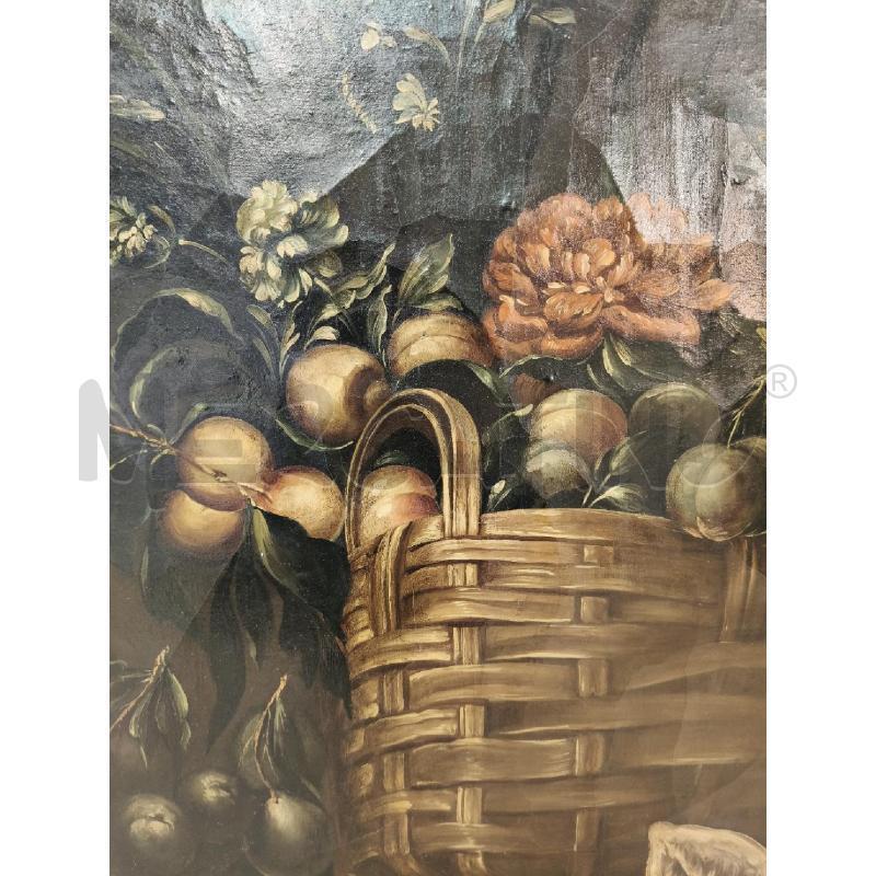 QUADRO OLIO NATURA MORTA FIAMMINGA  | Mercatino dell'Usato Roma talenti 2