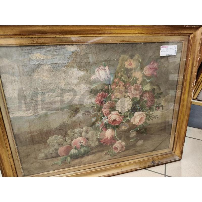 QUADRO OLIO NATURA MORTA FIORI FRUTTI EP | Mercatino dell'Usato Roma talenti 3